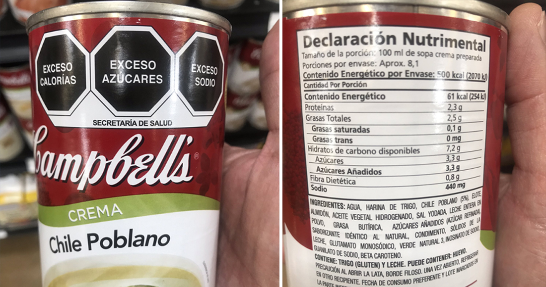 Galletitas, sopas enlatadas, mermeladas y otros productos ya muestran los etiquetados claros