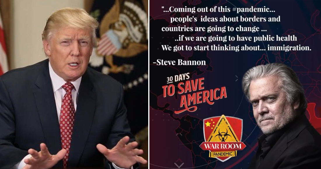 Steve Bannon, exasesor de Donald Trump, fue arrestado por fraude en campaña para construir el Muro
