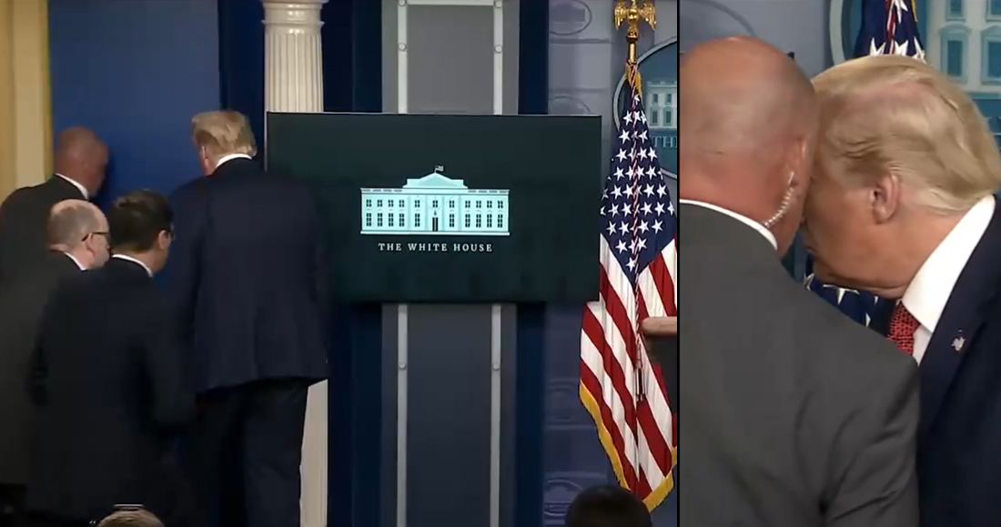Un tiroteo en las inmediaciones de la Casa Blanca orilla a Donald Trump a interrumpir conferencia de prensa