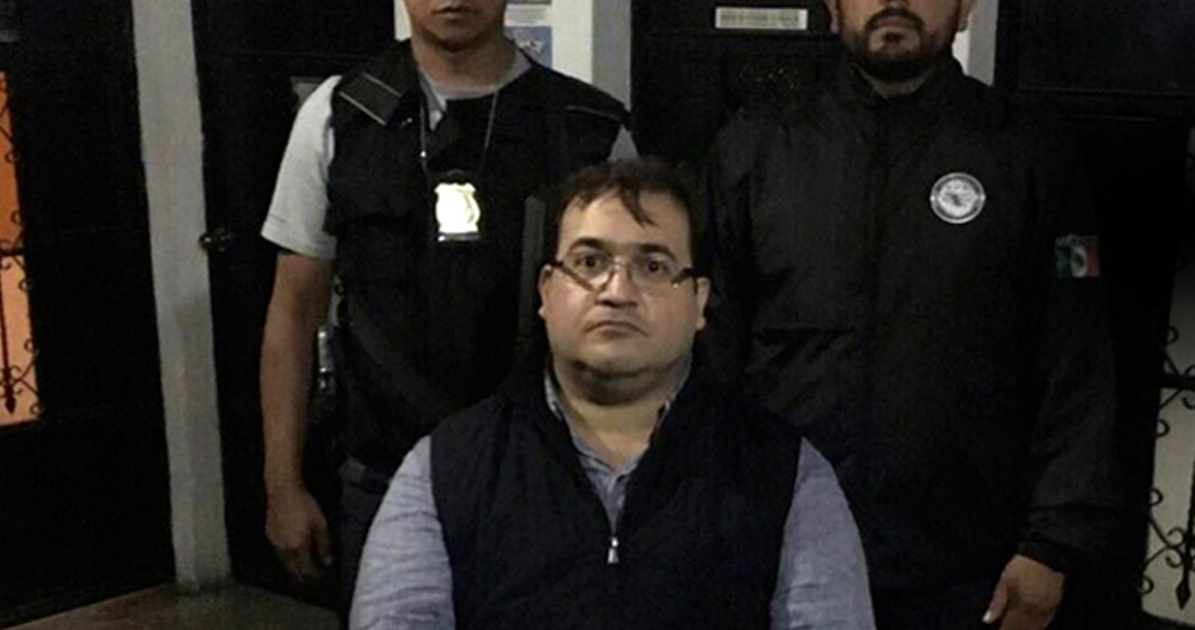 Javier Duarte es notificado en el penal de que tiene una nueva orden de aprehensión por desaparición forzada