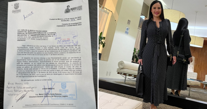 Sandra Cuevas, Alcaldesa de Cuahtémoc, es suspendida de su cargo