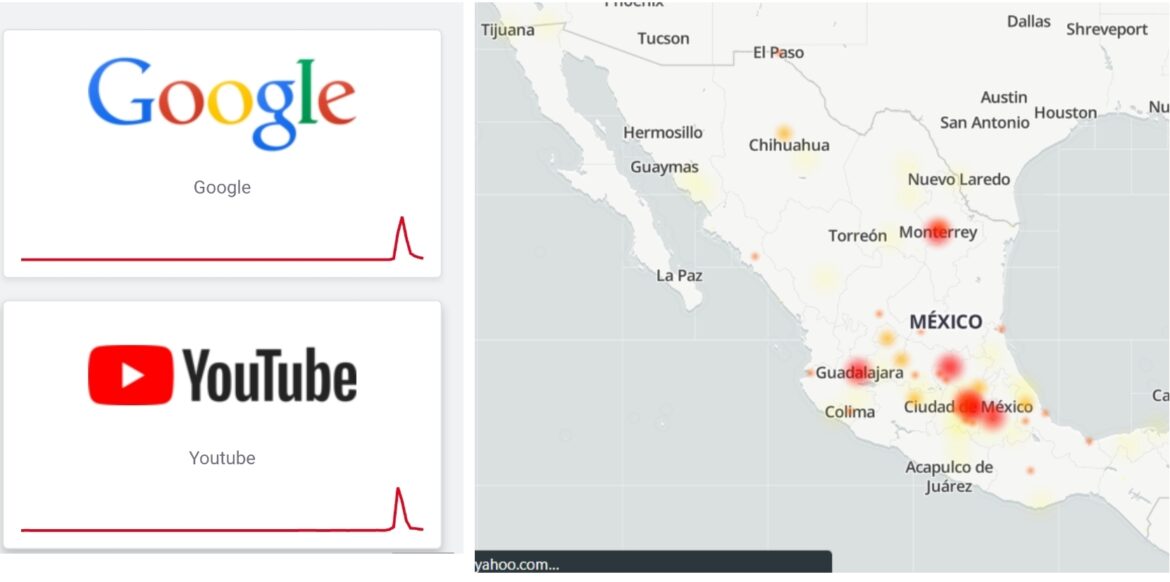 Servicios de Google y Spotify se caen en todo México