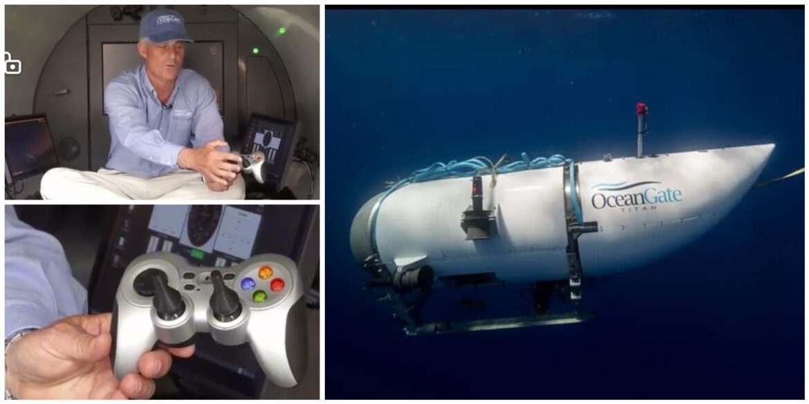 Un control para videojuegos era el encargado de guiar a Titán, el submarino extraviado