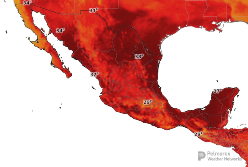 Ola de calor en México se eleva las temperaturas por encima de los 45 C y suman 6 muertes