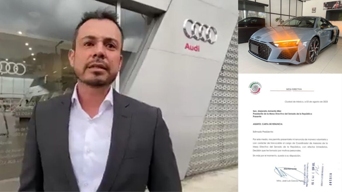 Asesor de Alejandro Armenta renuncia tras revelarse que compró un vehículo de lujo