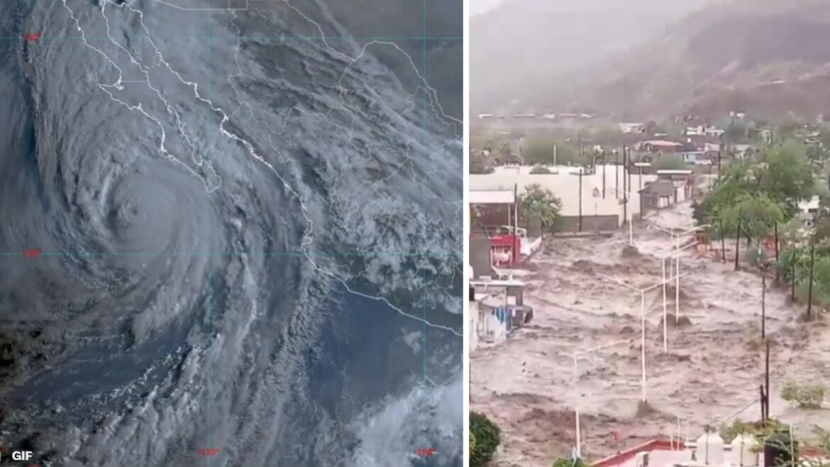 El huracán Hilary cobra la muerte de 2 personas: una en Sinaloa y otra en BCS