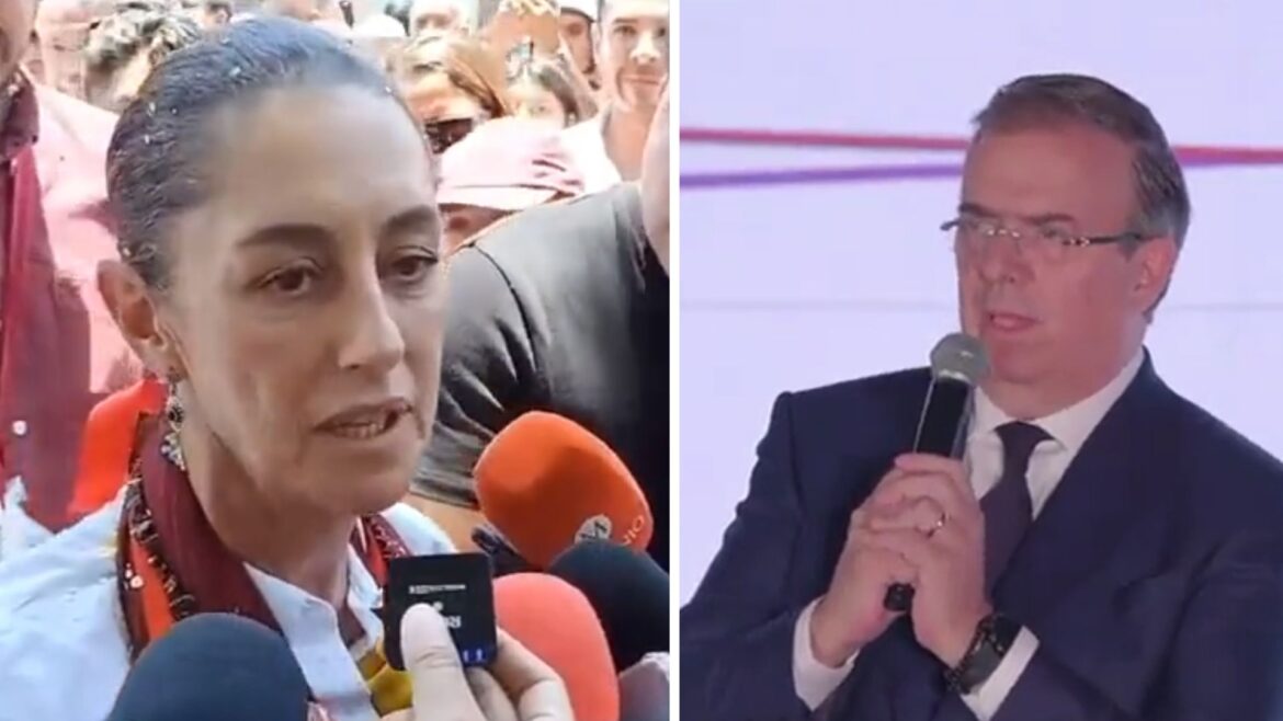 A un día de las encuestas, Ebrard acusa a Sheinbaum de guerra sucia; ella lo niega