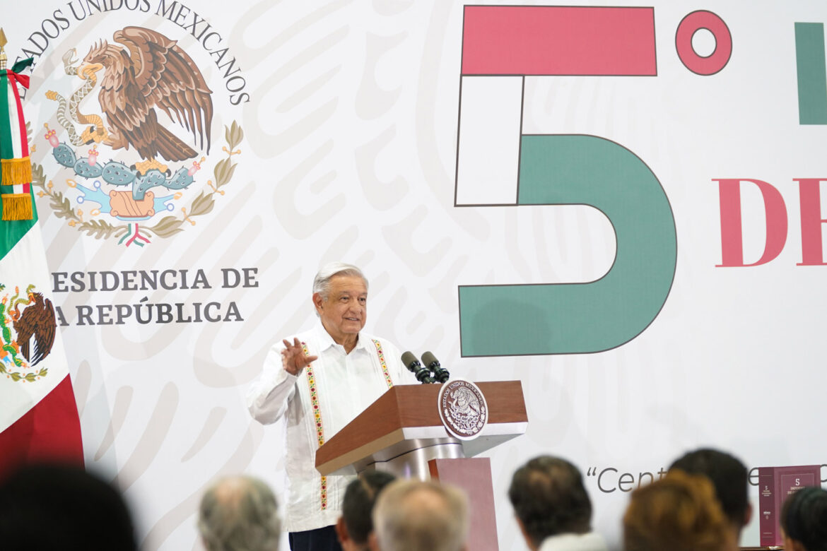 Desde Campeche, AMLO presenta su Quinto Informe de Gobierno