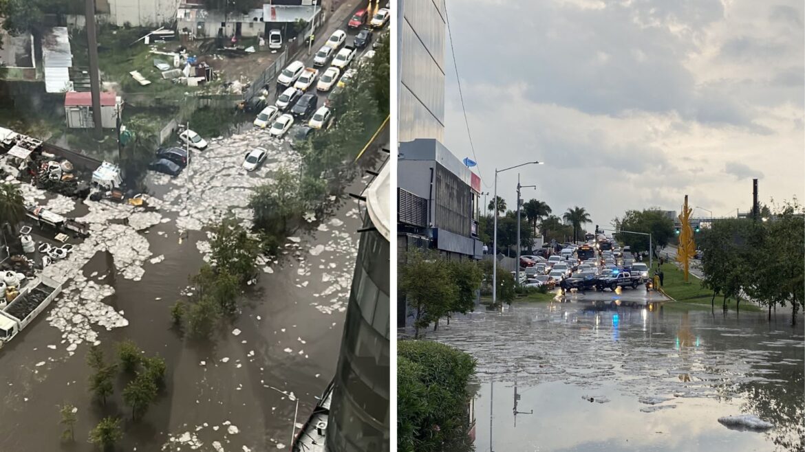 Dos personas mueren al quedar atrapadas en una inundación en Guadalajara