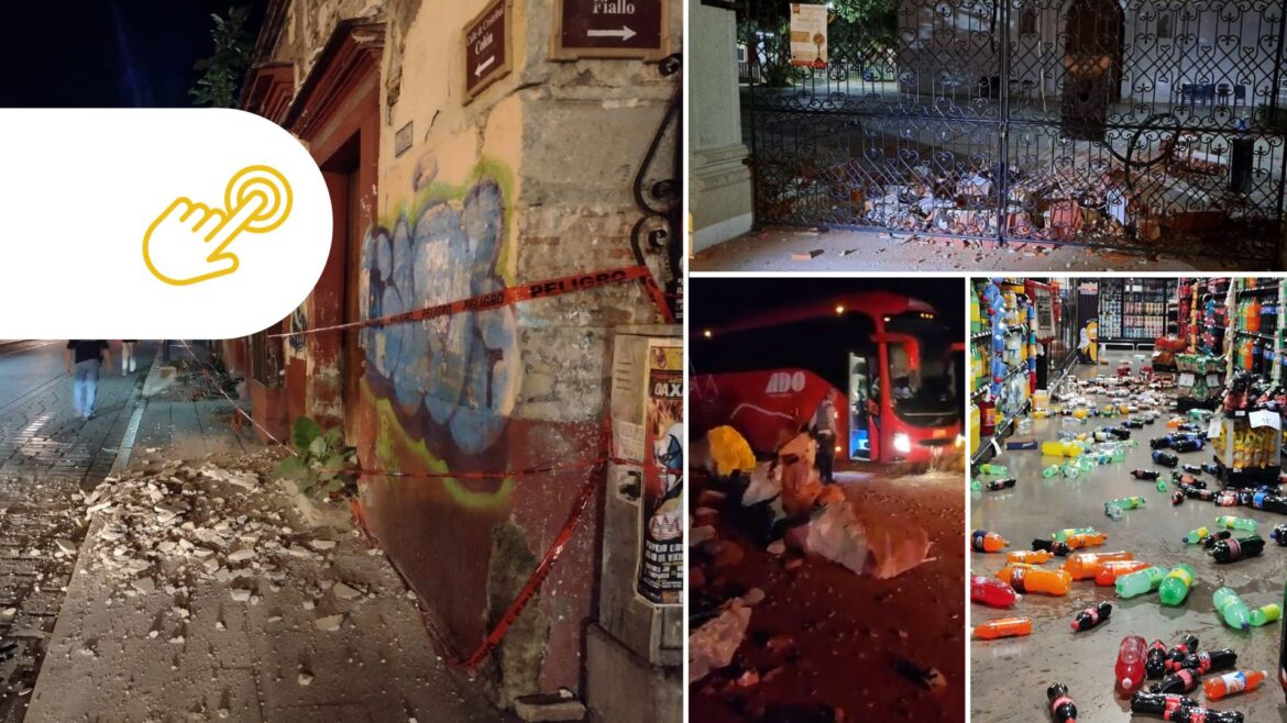 Sismo de magnitud 6.0 deja daños en Oaxaca y 5 casos de crisis nerviosa en la CDMX