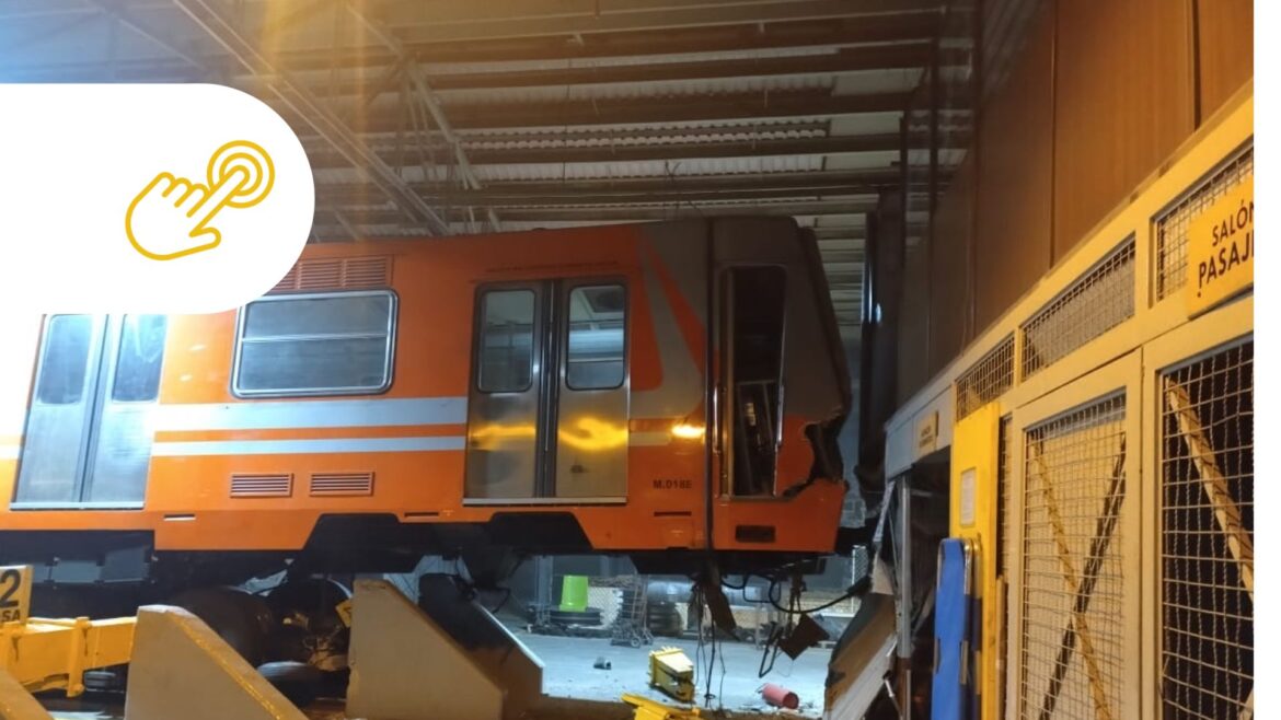 Con hermetismo, Metro de la CDMX confirma el choque de un tren en la Línea 6 a un usuario de X