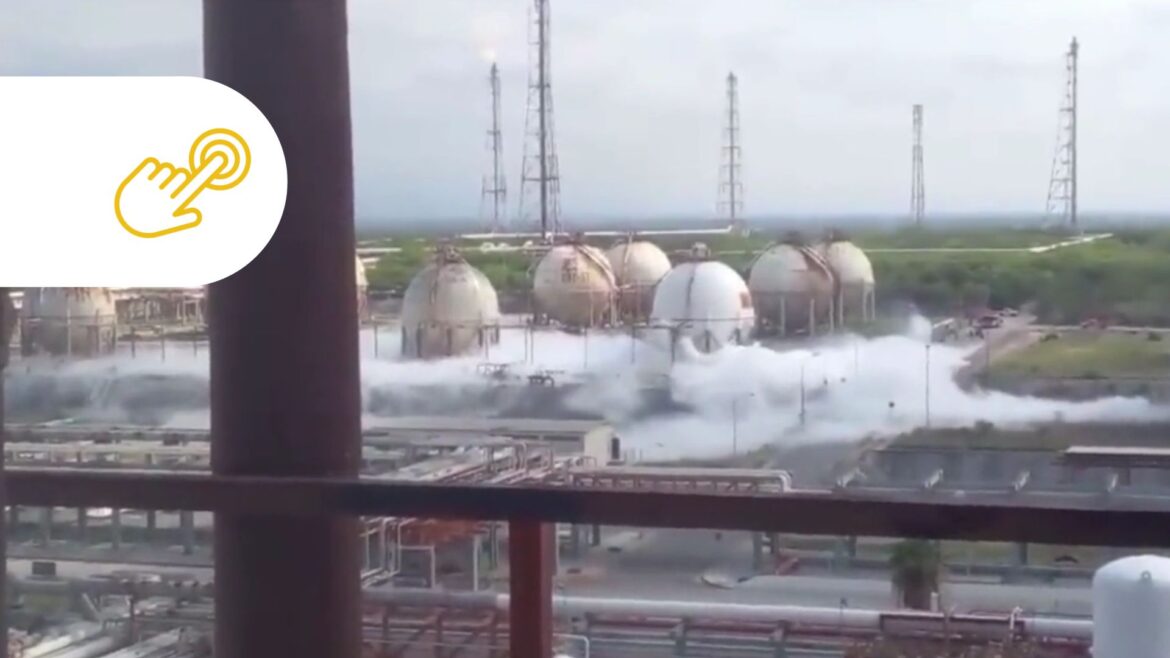 Fuga de gas LP es controlada en la refinería de Cadereyta, Nuevo León