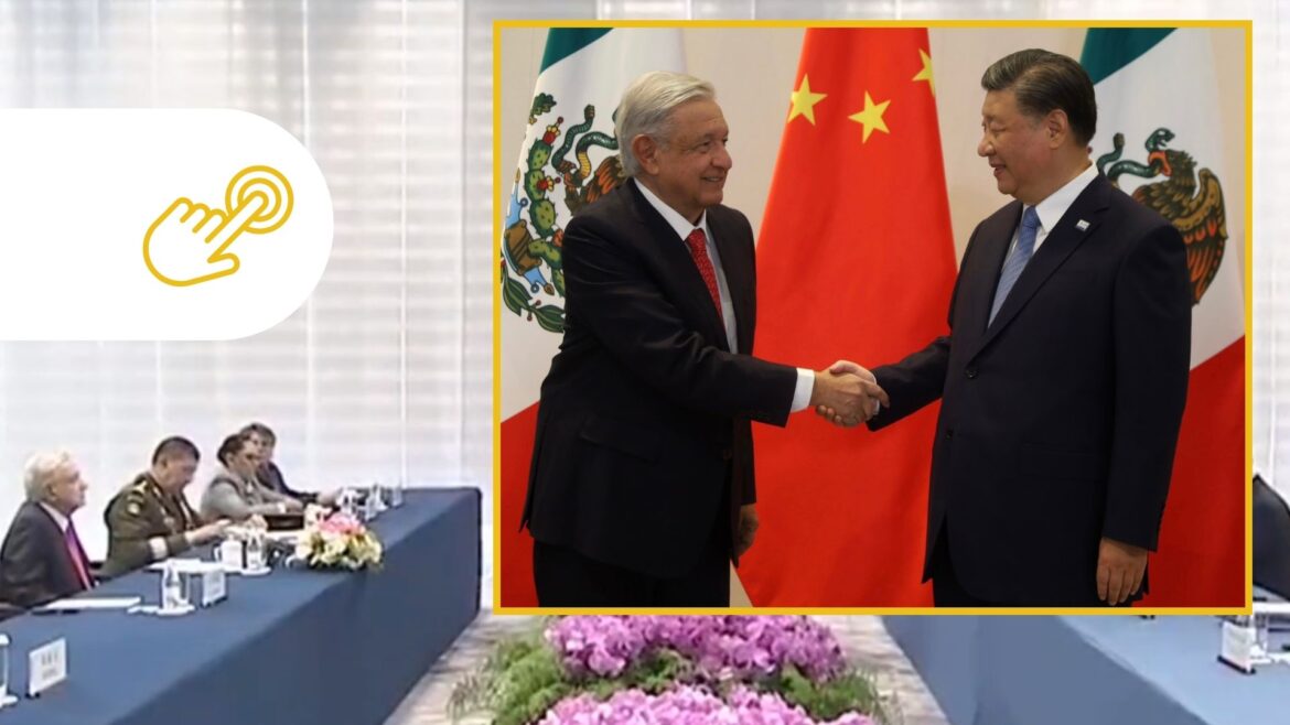 AMLO inicia su participación en el foro APEC con un encuentro con el presidente chino, Xi Jinping