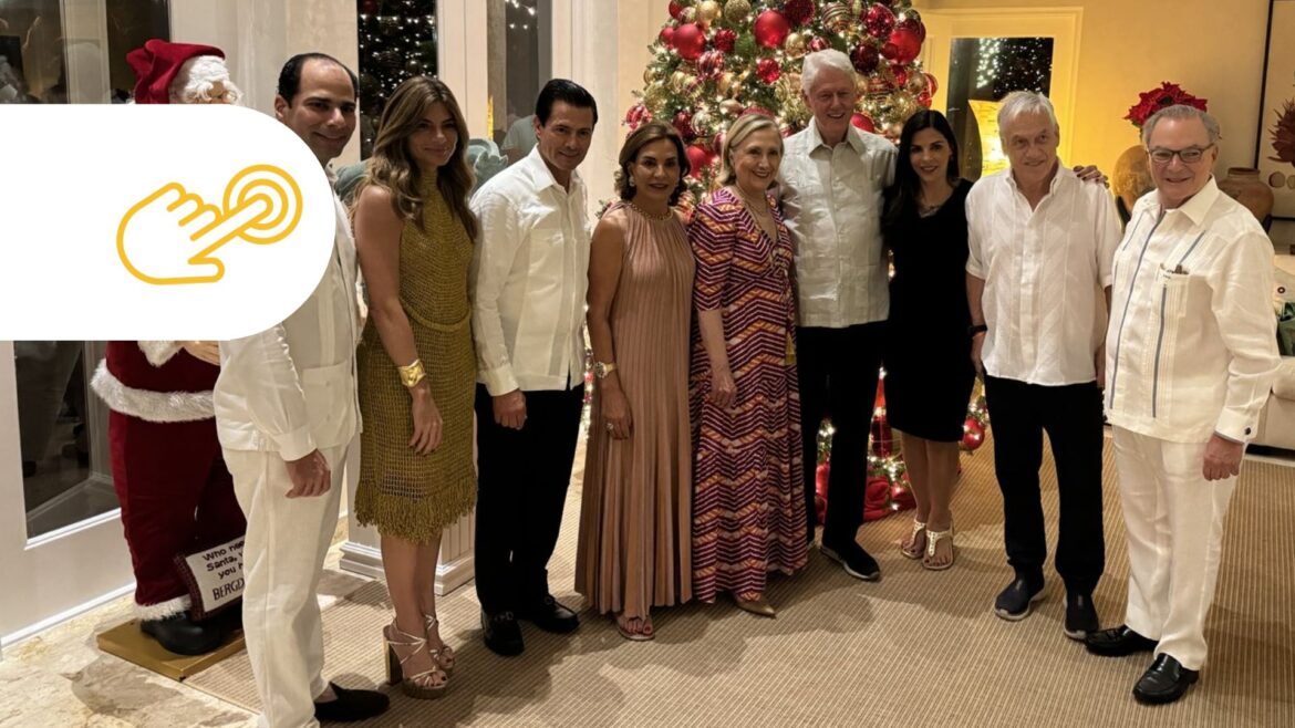 Peña Nieto reaparece en un lujoso resort de República Dominicana junto a otros expresidentes
