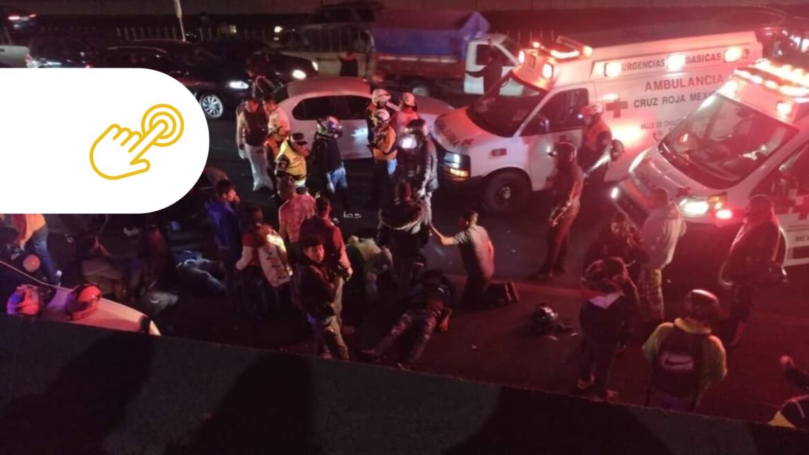 2 peregrinos fallecen y otros 12 resultan heridos en accidente en la autopista México-Puebla