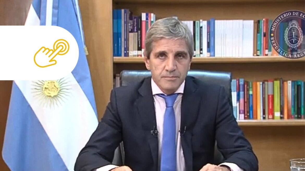 El Ministro de Economía de Argentina revela el primer paquete de medidas económicas
