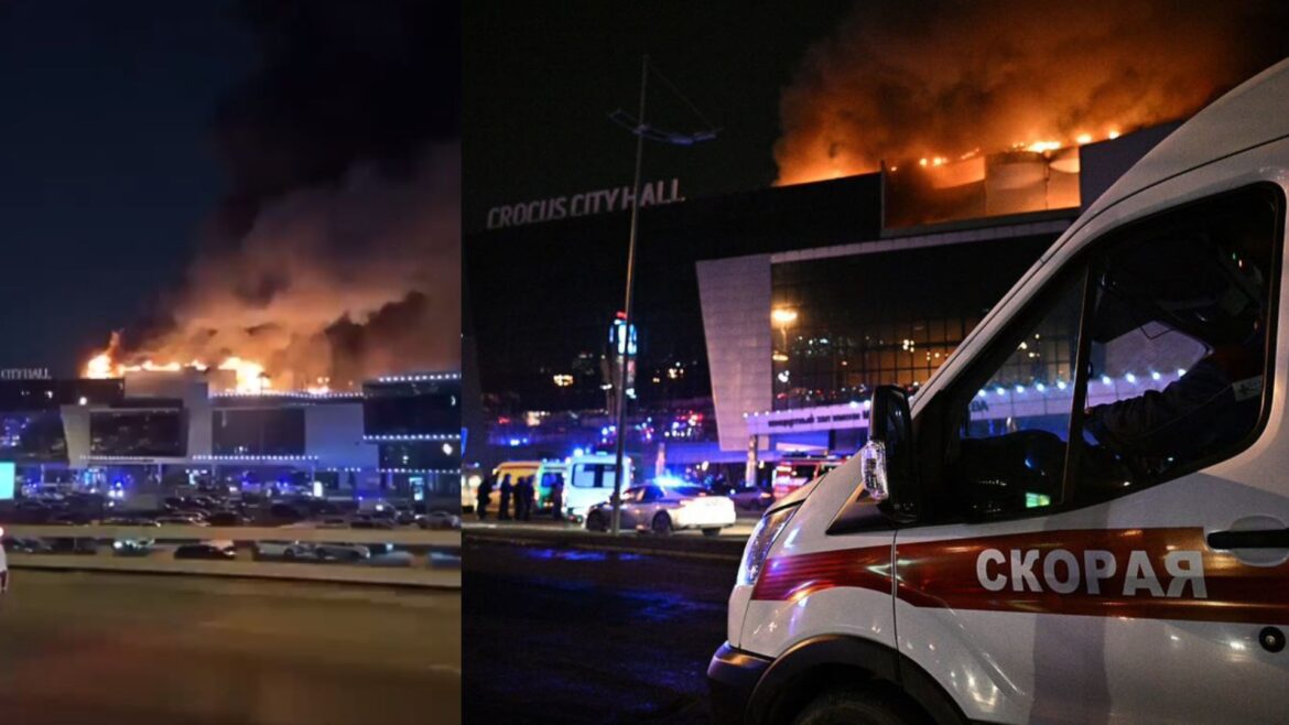 Atentado terrorista en el Ayuntamiento de Crocus, en Moscú, deja 40 muertos y 100 heridos