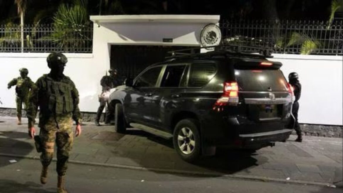 México rompe relaciones con Ecuador tras irrupción de militares y policías en su Embajada para arrestar a Jorge Glas