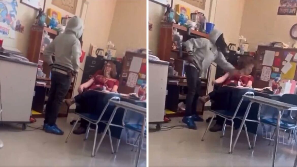 Estudiante de Carolina del Norte abofetea a su profesora mientras sus compañeros toman video