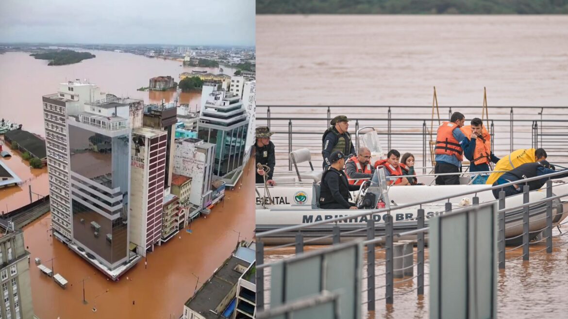 Inundaciones en Río Grande del Sur, Brasil, suman 39 muertos y se espera el desbordamiento de Río Guaíba