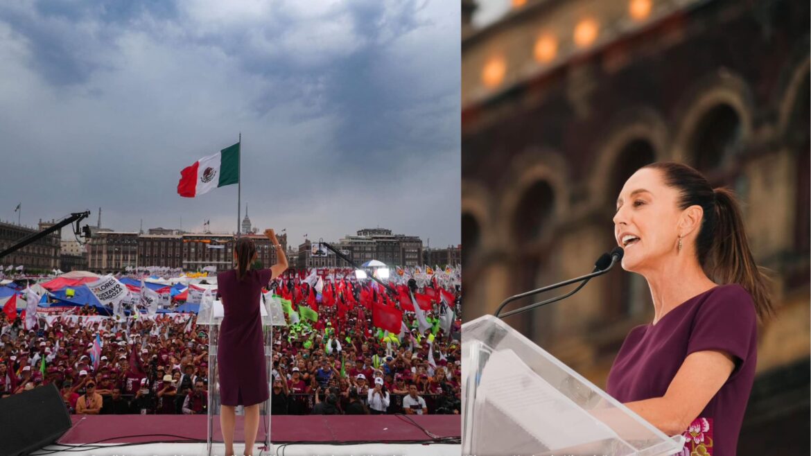 Más de medio millón asiste al cierre de campaña de Claudia Sheinbaum en el Zócalo