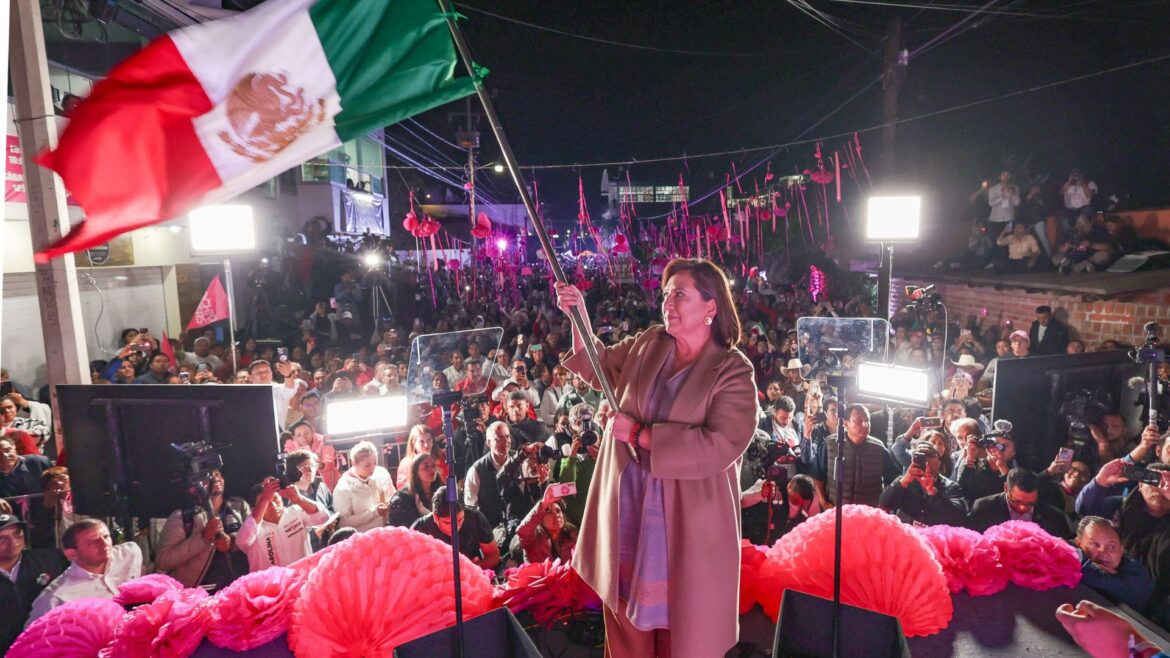 Xóchitl Gálvez cierra campaña en Hidalgo, con una frase bíblica: «Si dios está conmigo, ¿quién contra mi?»