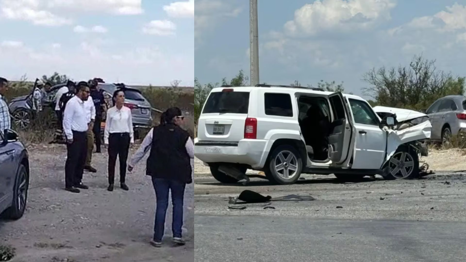 Equipo De Claudia Sheinbaum Se Accidenta En Coahuila Una Persona Fallece Y Otras M S Resultan