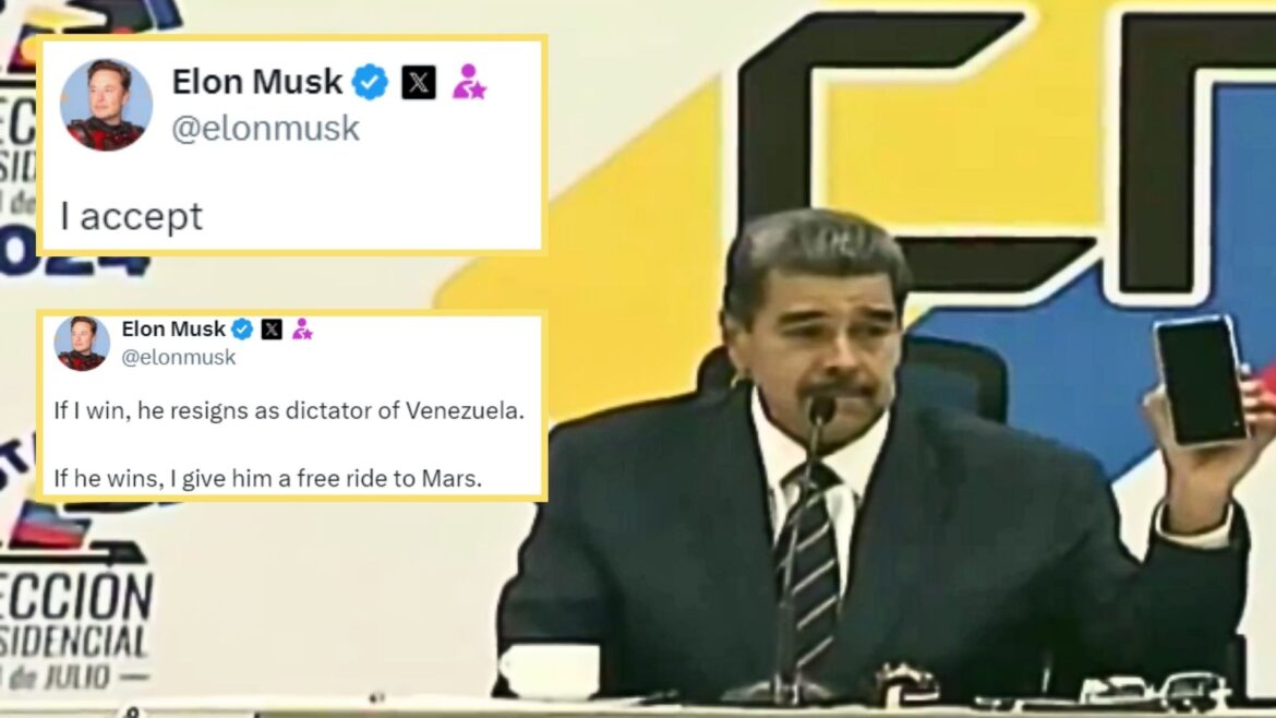 Elon Musk y Nicolás Maduro se enfrascan en pelea: el magnate le acusa de cometer fraude electoral