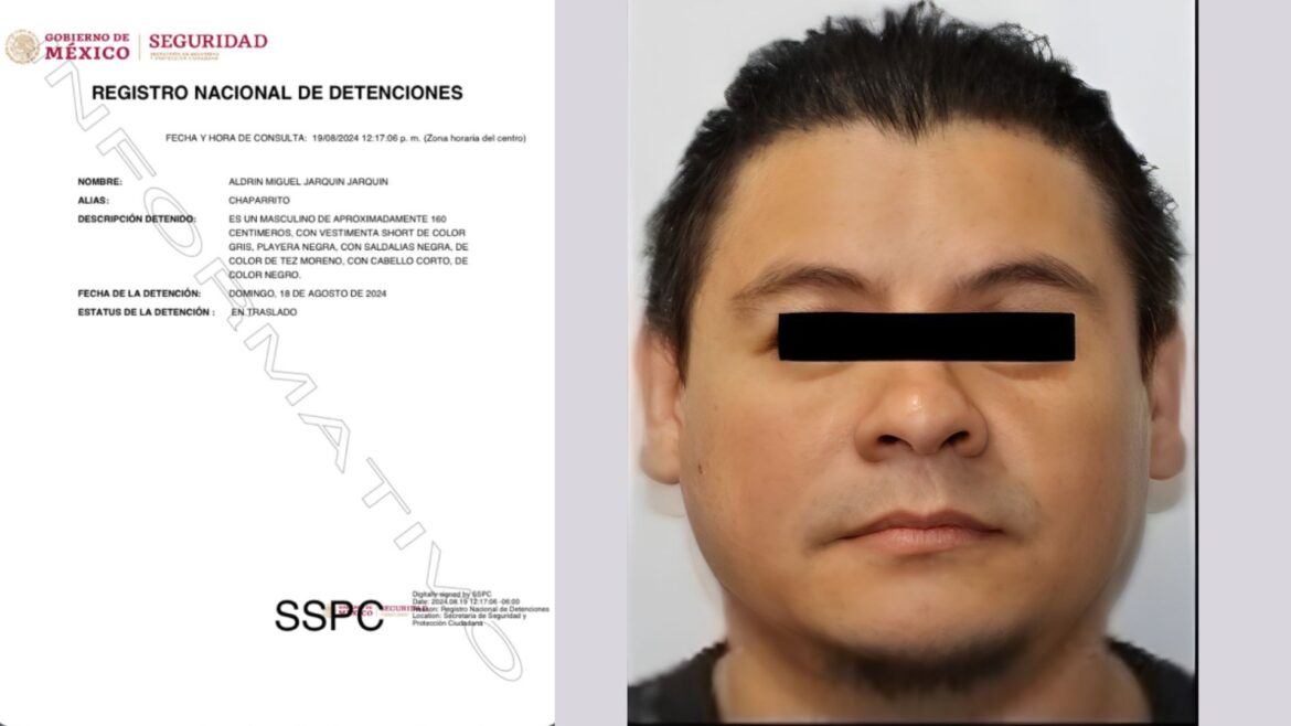 Miguel Aldrín Jarquín, «El Chaparrito», líder del CJNG, es arrestado