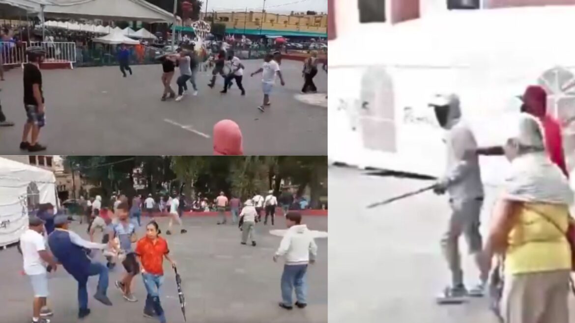 Activistas son atacados durante una manifestación en Xochimilco y la policía detuvo a 5 de ellos