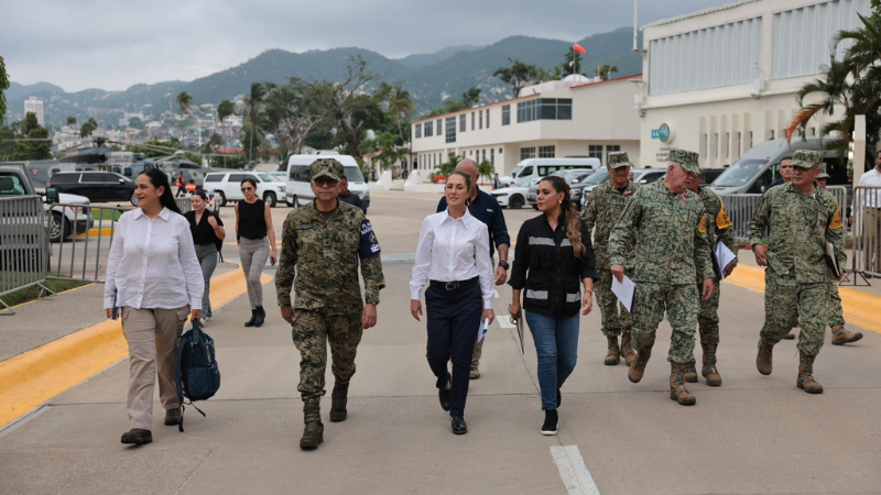 Claudia Sheinbaum visita Guerrero y Michoacán tras el huracán John: prioridad en agua potable y caminos