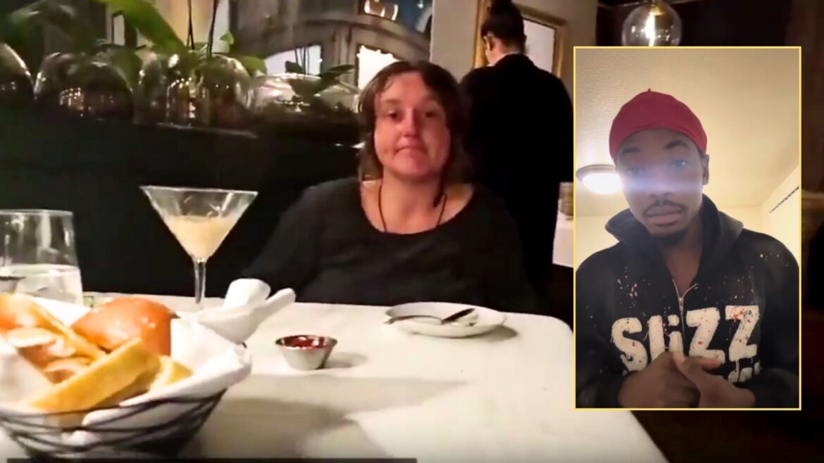 Creador de contenido causa controversia tras abandonar a mujer en restaurante lujoso durante un streaming