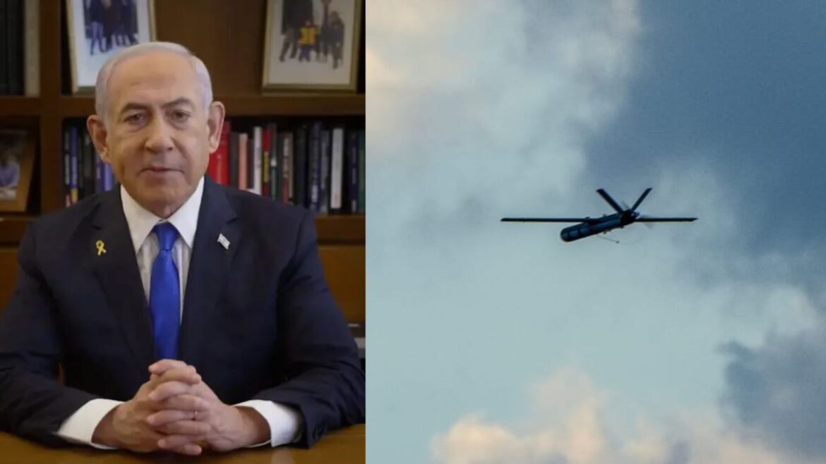 Dron lanzado desde Líbano impacta en Cesarea, cerca de la residencia del primer ministro israelí, Benjamin Netanyahu