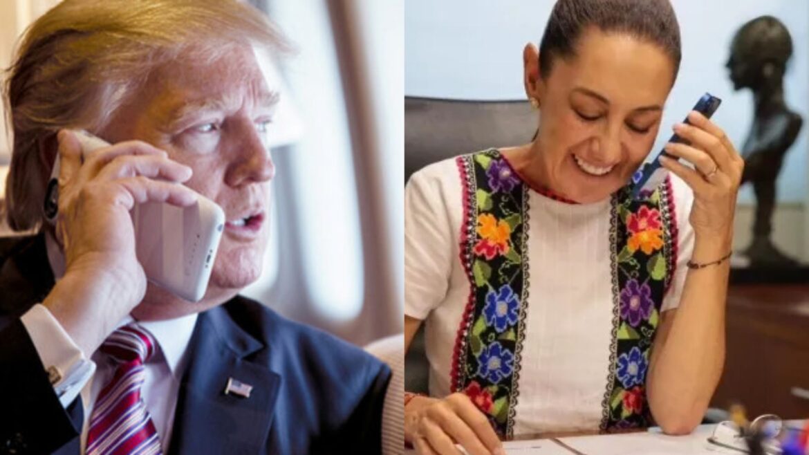 Trump afirma que Sheinbaum acepta el cierre de fronteras, pero ella responde que México busca tender puentes