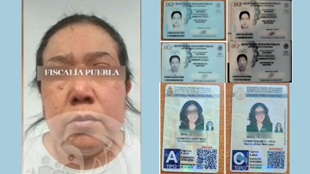 Fiscalía de Puebla revela documentos falsificados por Marilyn Cote y agrega acusaciones por amenazas con arma de fuego