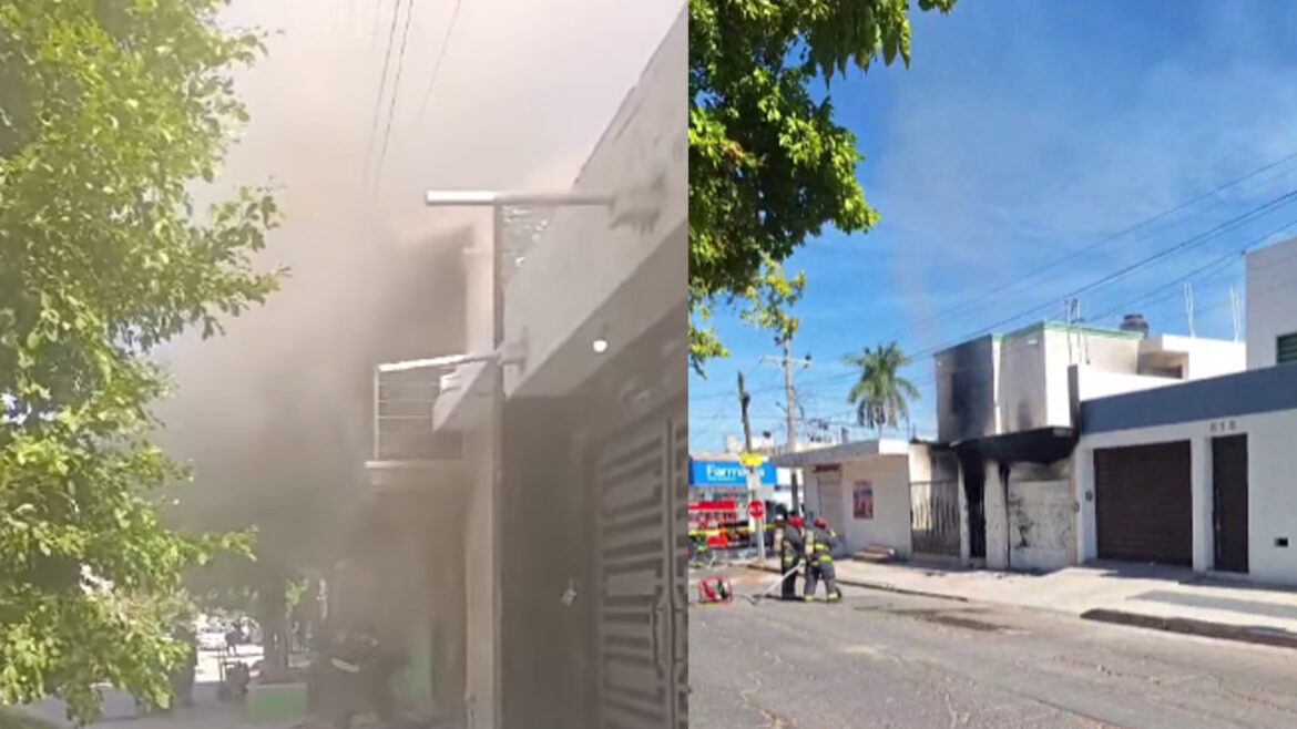 Ataque armado e incendio en vivienda de Villa Satélite, Culiacán