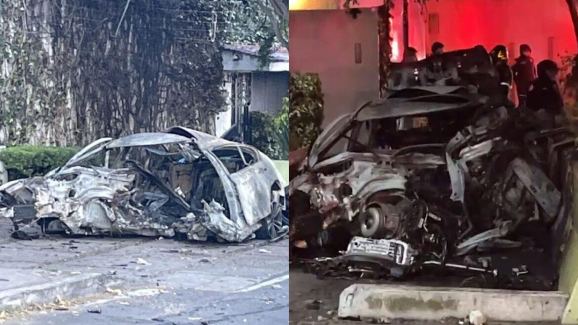 Trágico accidente en Paseo de la Reforma: conductor muere calcinado tras choque y explosión de su auto de lujo