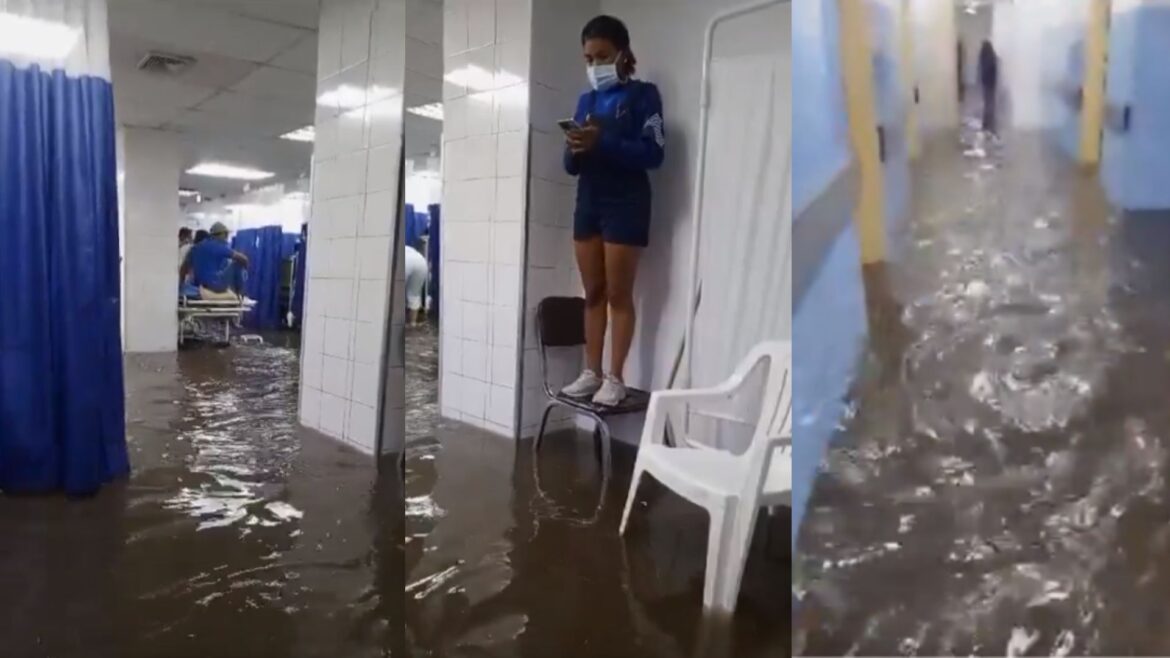 Inundación en el Hospital Pérez de León I de Petare es controlada tras intensas lluvias