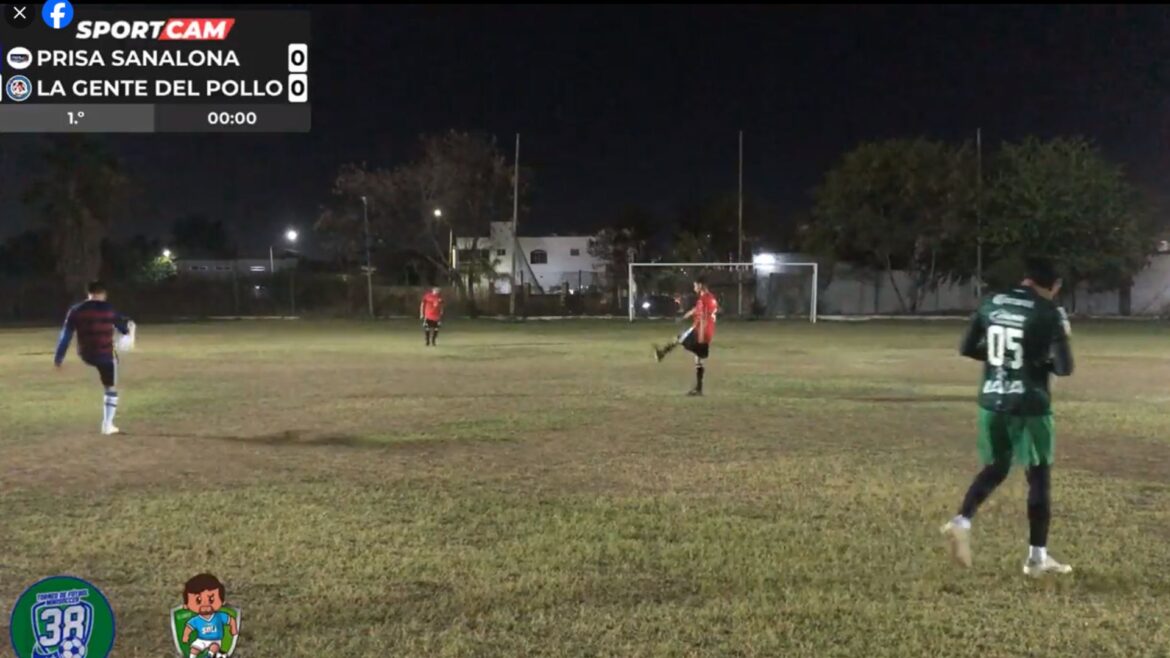 Balacera interrumpe partido de fútbol amateur en Culiacán y obliga a suspender el encuentro