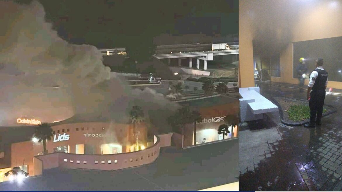 Sin heridos, sofocan incendio en tienda del Outlet Punta Norte en Cuautitlán Izcalli