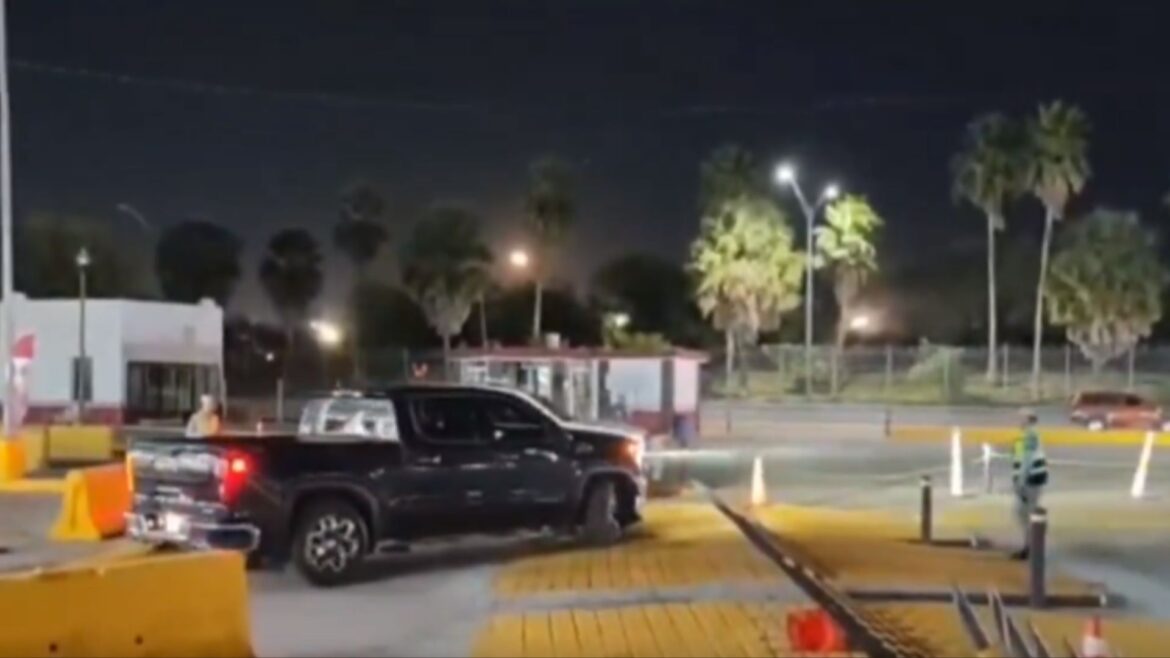 Conductor evade a la Guardia Nacional revisión en el Puente Internacional Brownsville-Matamoros