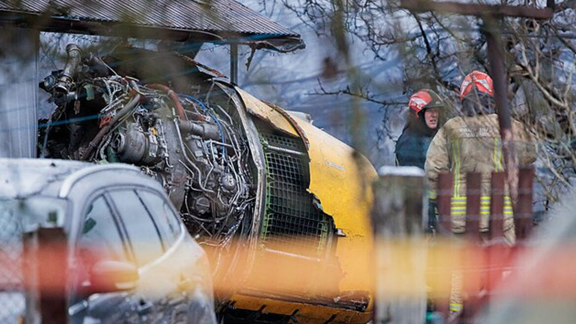 Avión de carga se estrella cerca del aeropuerto de Vilna: un muerto y tres heridos