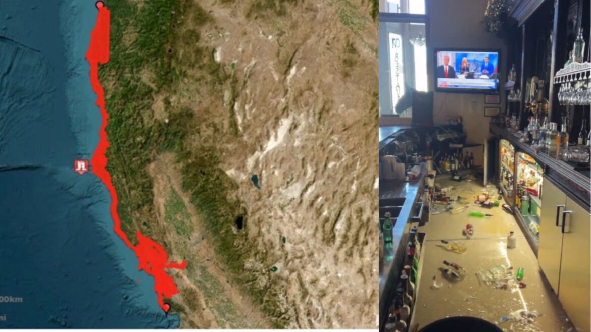 Terremoto de magnitud 7.0 sacude el norte de California sin víctimas; cancelan alerta de tsunami