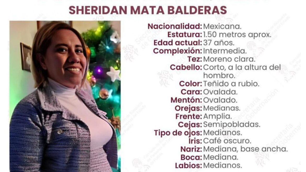 Desaparece Sheridan Mata Balderas, activista contra deudores alimentarios, en Puebla