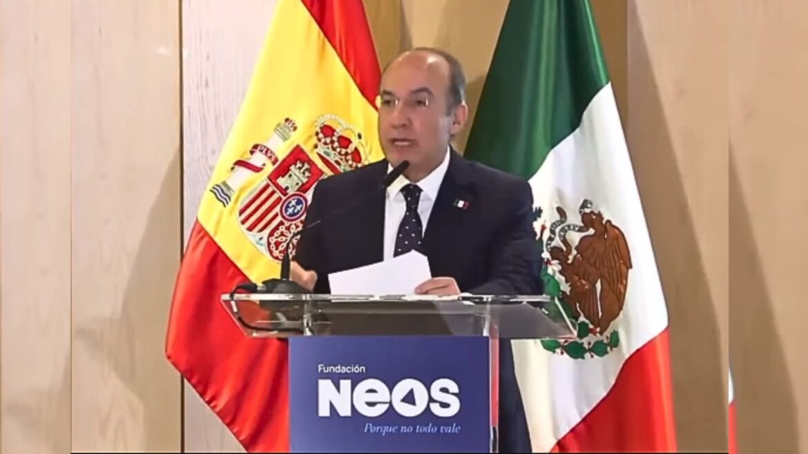 Felipe Calderón llama a México y España a superar el pasado y construir un futuro de hermandad y cooperación