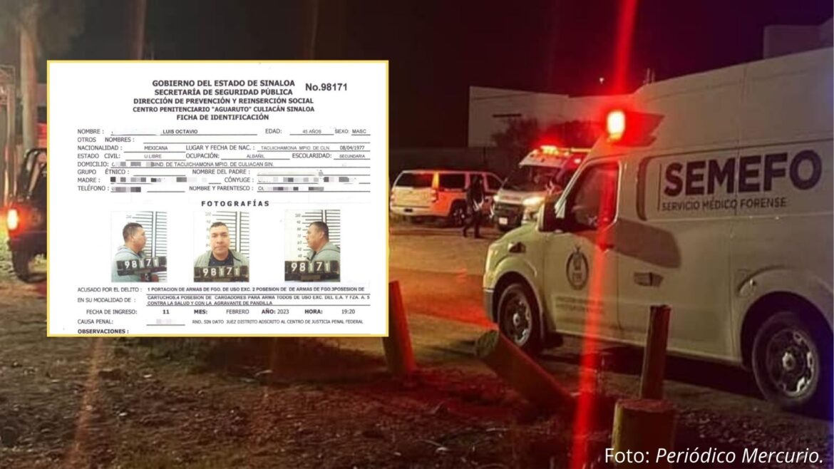 Balacera en el penal Aguaruto de Culiacán: Un muerto identificado como Luis Octavio «R» y 3 heridos