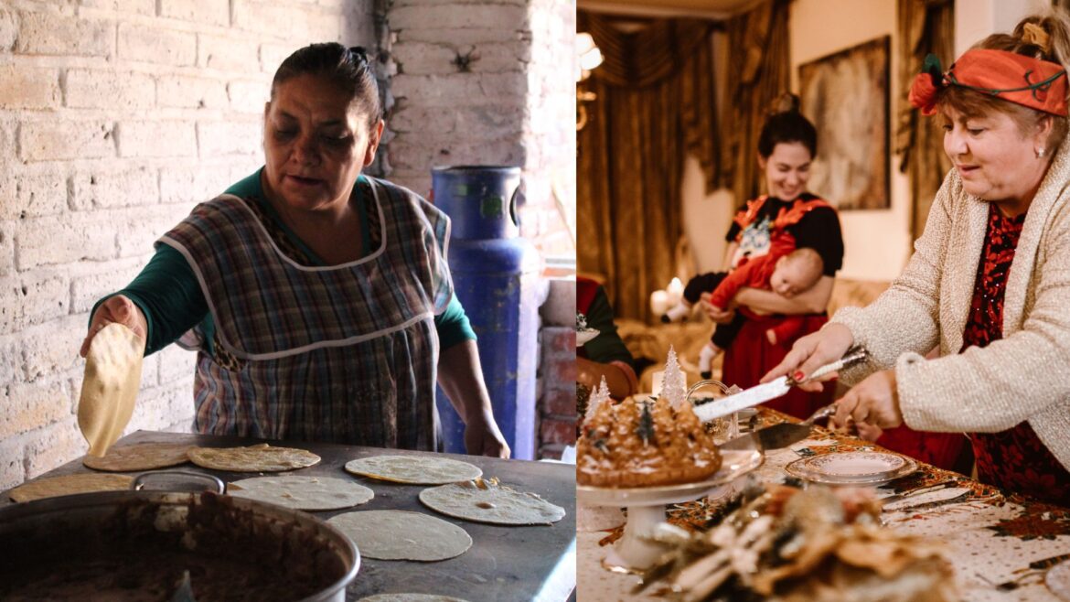 El peso de la cena navideña: horas de trabajo invisible