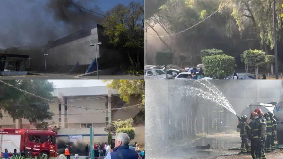 Incendio en oficinas de la alcaldía Benito Juárez provoca desalojo y movilización de equipos de emergencia