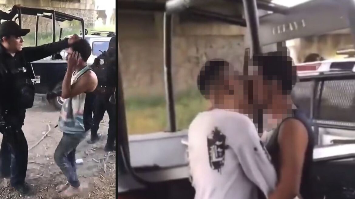 Investigan a policías de Celaya por video de 2020 donde obligan a 2 jóvenes a besarse y los violentan