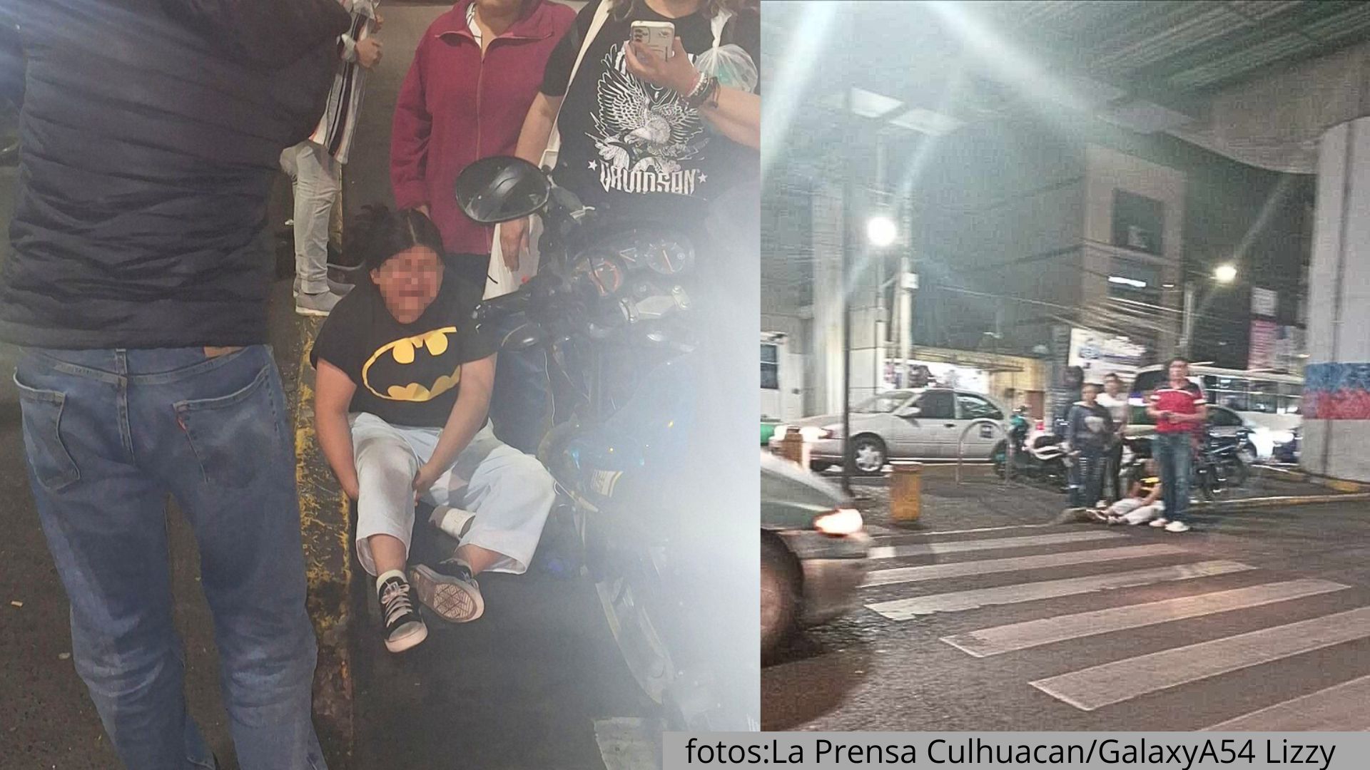 Motociclista atropella a madre e hija en Iztapalapa y se da a la fuga